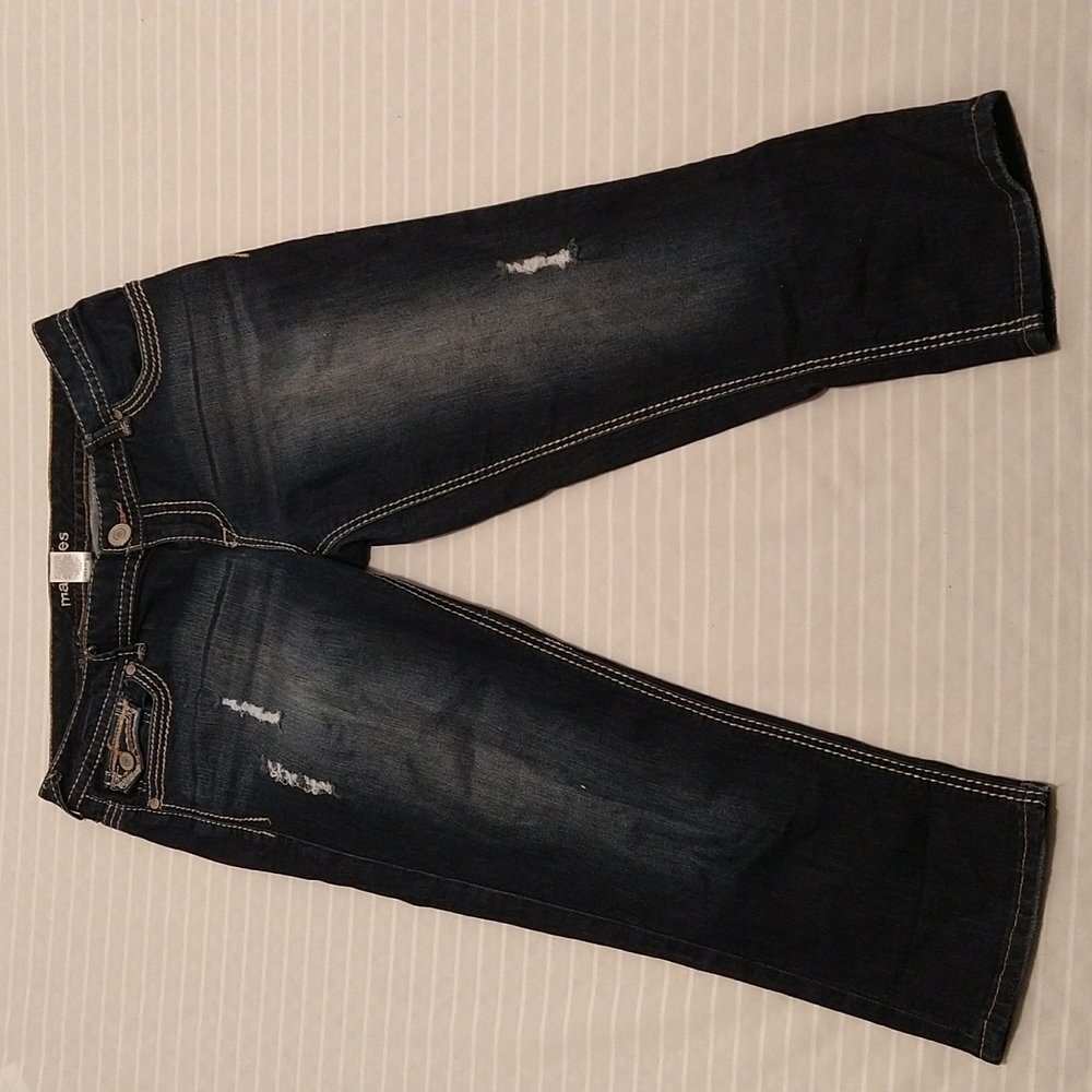 Maurices Women Dark Blue Jeans